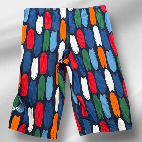 Speedo Boys Surfboard Print Jammers, NWT - Picture 2 of 3